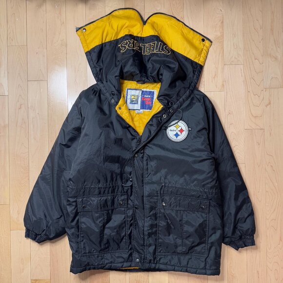 Vintage Pittsburgh Steelers Jacket NFL GAME DAY competition size M - Picture 1 of 10